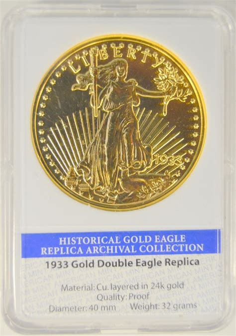 1933 gold double eagle reproduction.